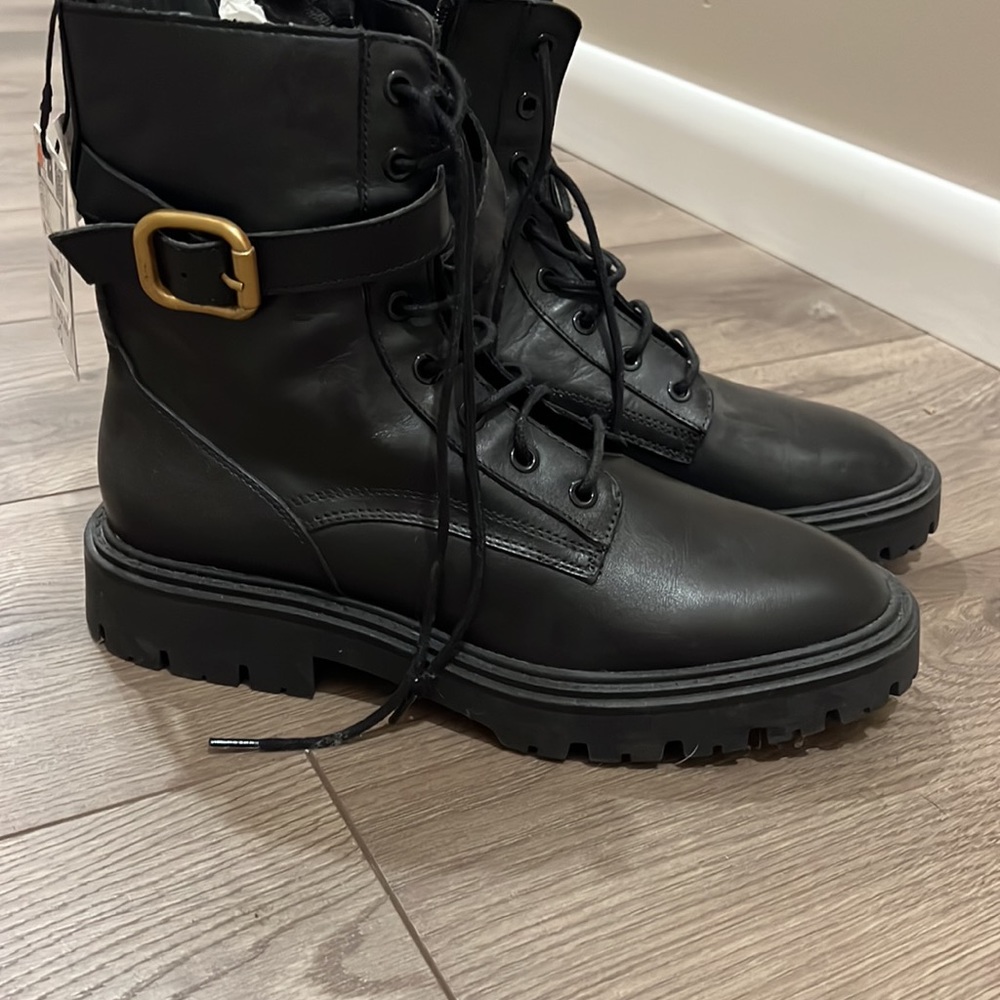 Zara combat boots